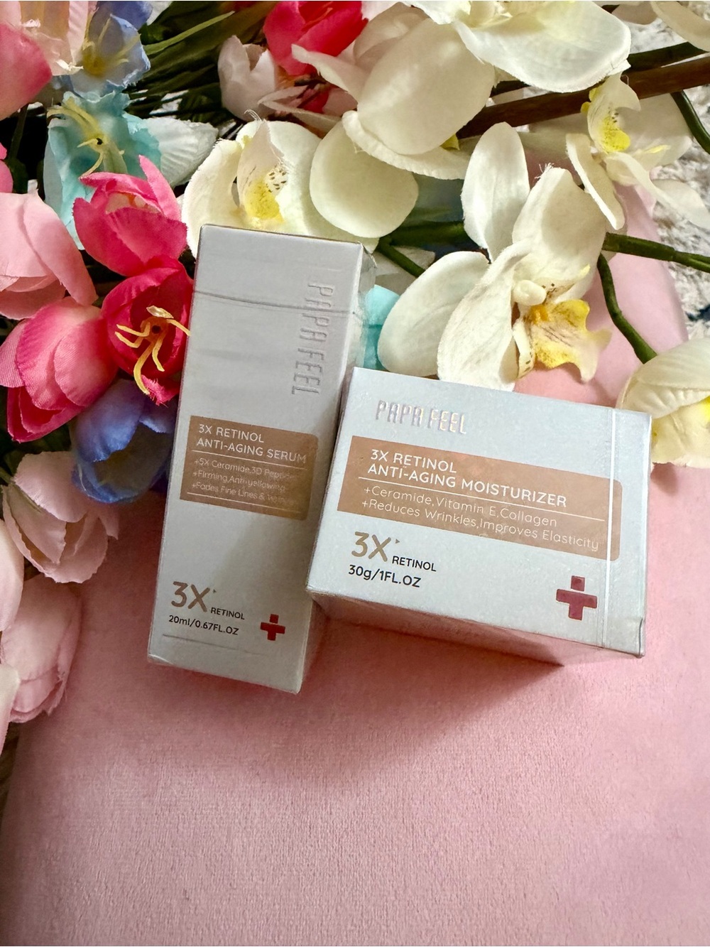 🍒 SET 3X Retinol Anti-Aging Moisturizer — White